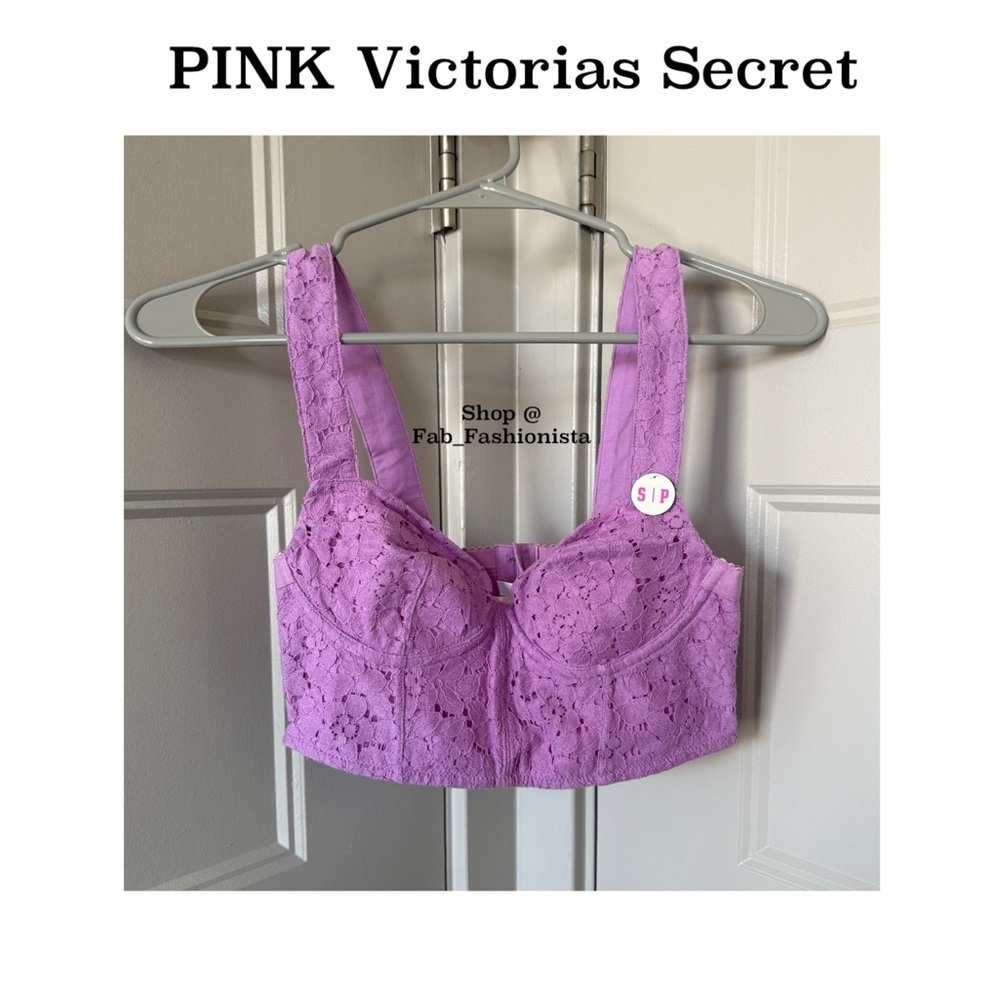 Victoria's Secret Lace Bustier Crop Top